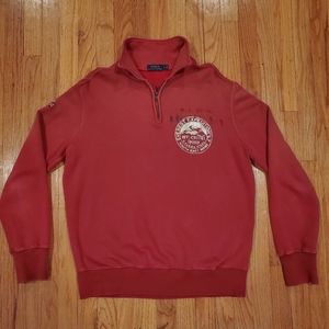 Mens Polo Ralph Lauren zip neck sweater
